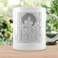 Benson First NameWith Glasses Personalized Vintage Coffee Mug Gifts ideas