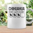 Chihuahua Hört Auf Wort Chihuahua Gray Tassen Geschenkideen