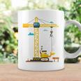 Children's 2Nd Birthday Boys With Crane And Digger Construction Site Tassen Geschenkideen