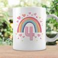 Children's Birthday 4 Girls Rainbow Fairy Four 4 Years Tassen Geschenkideen