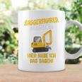 Children's Digger Driver Marlon Construction Site With Name Children's 80 Tassen Geschenkideen