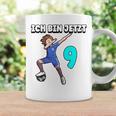 Children's Ich Bin Jetzt 9 Football Boy Dabbing 9Th Birthday Tassen Geschenkideen