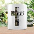 Christian Fathers Day Religious Camo Cross Blessed Dad Coffee Mug Gifts ideas