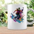 Colourful Ski Jumper Girl On Women's Ski Jumping Long-Sleeved Tassen Geschenkideen