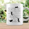 Cute Cat Music Noteintage Notes Musician Tassen Geschenkideen