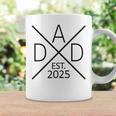 Dad Est 2025 Padre Para Ser 2025 Pronto Ser Papá 2025 Taza de café Ideas de regalos