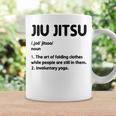 Definición De Jiu Jitsu Practicante Brasileño De Jiu-Jitsu Bjj Taza de café Ideas de regalos