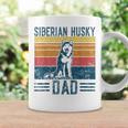 Dog Husky Papa -Intage Siberian Husky Dad Tassen Geschenkideen