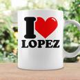 Me Encanta Lopez Taza de café Ideas de regalos