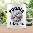 Floral Poodle Mom Dog Lovers Cute Mama Puppy Mother's Day Coffee Mug Gifts ideas