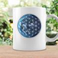 Flower Of Life With Earth Sacred Geometry Yoga Blue Tassen Geschenkideen