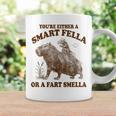 Capybara You're Either A Smart Fella Or A Fart Smella Coffee Mug Gifts ideas