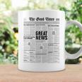 The Good Times Newspaper Journal Motivation Tassen Geschenkideen