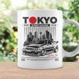 Gráfico Retrointage De Jdm Tokyo Japan Drift Race Car Tuning Taza de café Ideas de regalos