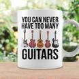 Never Too Many Guitars Guitar Tassen Geschenkideen