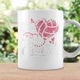 My Heart Is On That Court Volleyball Heart Mother's Day Coffee Mug Gifts ideas