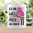 Ich Bin Wild Cheeky Und Endlich 11 Years 11Th Birthday Girl Tassen Geschenkideen