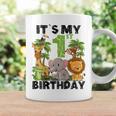 Kids It's My 1st Birthday Zoo Safari Jungle Animals Theme Graphic Print Coffee Mug Gifts ideas