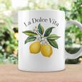 La Dolceita Lemon Italian Summer Limoncello Amalfi Coast Tassen Geschenkideen