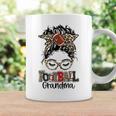 Leopard Messy Bun Grandma Life Football Grandma Coffee Mug Gifts ideas