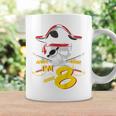 Niños Tengo 8 Cumpleaños Chicos Piratas 8º Cumpleaños Pirata Taza de café Ideas de regalos