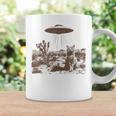 Retro 90S Western Vintage Ufo Cowboy Cat Wild West Kitten Coffee Mug Gifts ideas