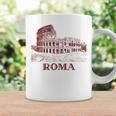 Roma Italia Coliseo Romano Ilustraciónintage Taza de café Ideas de regalos