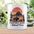 Save Our National Parks Resist Service Bison Buffalo Vintage Coffee Mug Gifts ideas