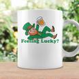 St Patrick's Day Feeling Lucky Leprechaun Coffee Mug Gifts ideas