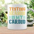 Testing Season Is My Cardio Teacher Testing Graphic Print Coffee Mug Gifts ideas