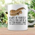 Be Yourself Always And Be A Western Hognose Snake Graphic Print Coffee Mug Gifts ideas