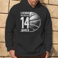 14Th Birthday Retro Basketball Player 14 Years Boy Boys Kapuzenpullover Lebensstil