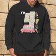 4Th Birthday Crew Ice Cream Truck I'm 4 Bday Ice Cream Party Sudadera Estilo de vida