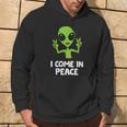 Alien I Come In Peace Space Rave Edm Music Alien Kapuzenpullover Lebensstil