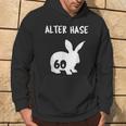 Alter Hase 60 Years And Round Birthday Kapuzenpullover Lebensstil