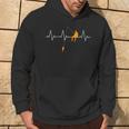 Angler Heartbeat Heartbeat Fishing Kapuzenpullover Lebensstil