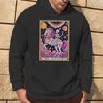 The Audacity Tarotkarte Regenbogen Skelett Einhorn Liebhaber Kapuzenpullover Lebensstil