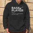 Bass Player Definition Bassist For Musicians Kapuzenpullover Lebensstil