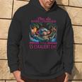 Bin Da Kann Losgehen Und Ja Es Eskaliert Eh Kostüm Affe Fun Kapuzenpullover Lebensstil