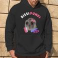 Bissi Pumpi Sad Hamster Cute Hamstie Memes Hamster Kapuzenpullover Lebensstil