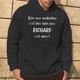 Boire Avec Modération C'est Bien Avec Richard C'est Mieux Sweat à capuche Lifestyle
