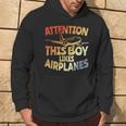 This Boy Likes Planes Aviation Boys Kapuzenpullover Lebensstil