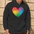 Buntes Herz Regenbogen Kapuzenpullover Lebensstil