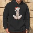 Christmas Hat Sphynx Cat Santa Hat Merry Christmas Xmas Kapuzenpullover Lebensstil