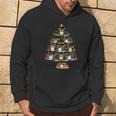 Christmas Lights Santa Drummer Christmas Tree Kapuzenpullover Lebensstil