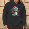 Christmas Mood With A Cosy Dragon For Festive Days Kapuzenpullover Lebensstil