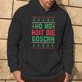 Christmas Party Santa Ho Ho Hoit Die Goschn Kapuzenpullover Lebensstil