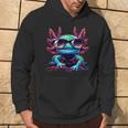 Cool Axolotl With Sunglasses Colourful Motif Axolotl Kapuzenpullover Lebensstil