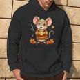 Cute Mouse With Autumn Graphic Kapuzenpullover Lebensstil