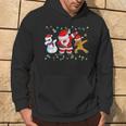 Dabbing Santa Claus Christmas Xmas Kapuzenpullover Lebensstil